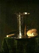 simon luttichuys, Still life with a silver beaker